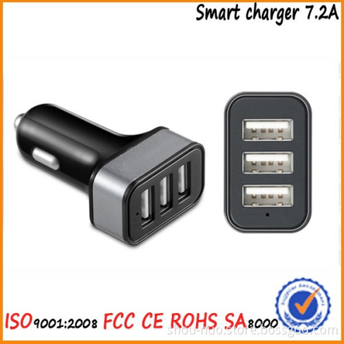 Universal triple 3 USB Car Charger for Htc ONE M8, Samsung Galaxy S5,apple iphone6 plus usb charger